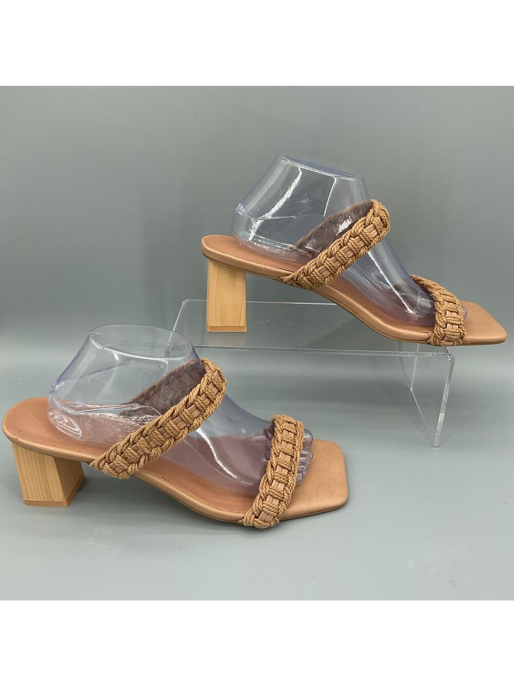NEW Gabrielle Union Women’s Paulette Double Band Rope Sandal Brown Size 9
